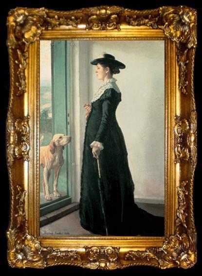 framed  Michael Ancher Portrait of my Wife, ta009-2